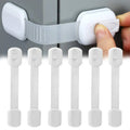 Child Safety Cabinet Lock Protector Drawer Door Cabinet Lock Plastic Protection Kids Safety Door Lock Vue Default Title