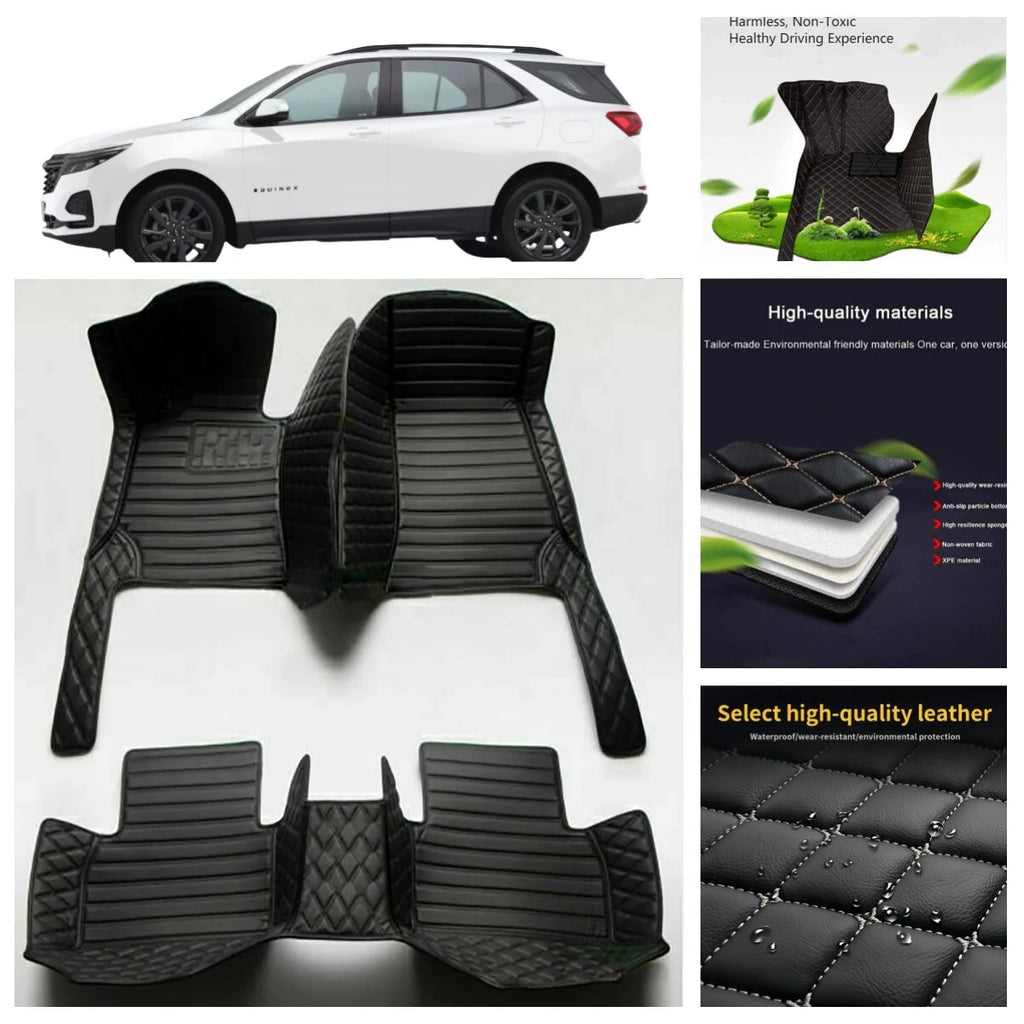 5D leather waterproof Custom Car Floor Mats For Buick ENCORE 2013-2019 Eco-friendly Avenue Auto Carpets Coche Accessorie liners Vue