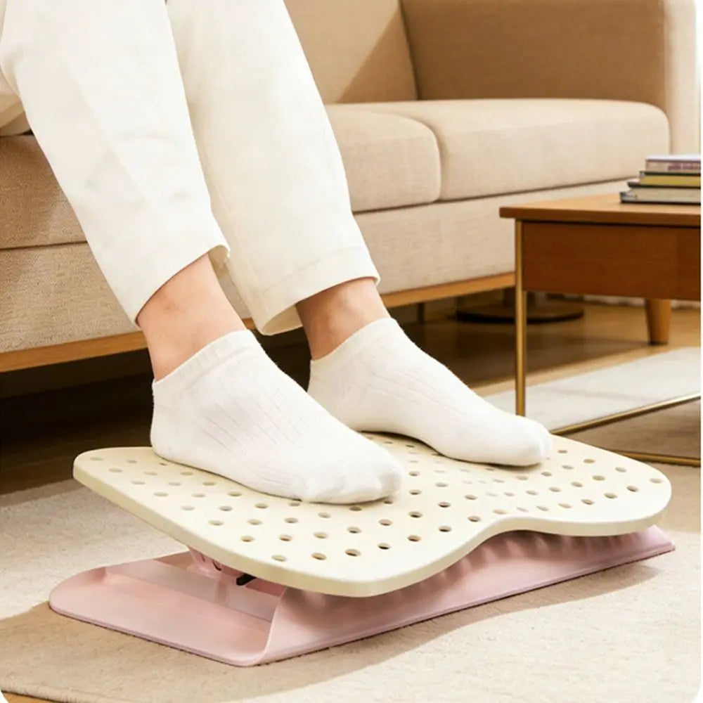 Ergonomic Under Desk Footrest Nonslip Bottom 6 Level Office Desk Leg Rest Comfortable Breathable Foot Stool Office Chair Vue