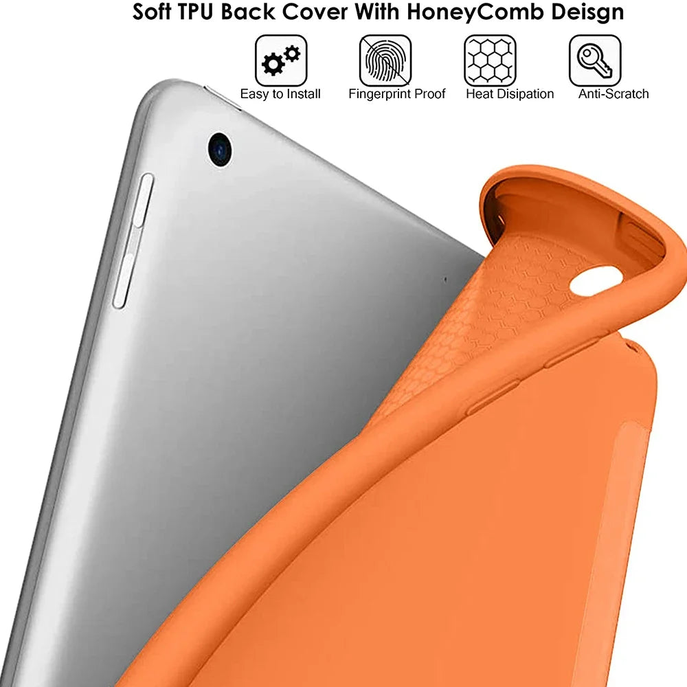 Ronnagar Soft Silicone iPad Case – Air M2, Pro 11 & More Tablet Case Vue