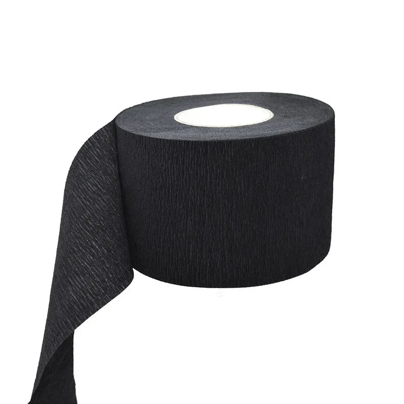 1 Roll/Pack Hair Cutting Accessory Neck Paper Adjustable Barber Dedicated Salon Hairdressing White Black Neck Strips Vue Black