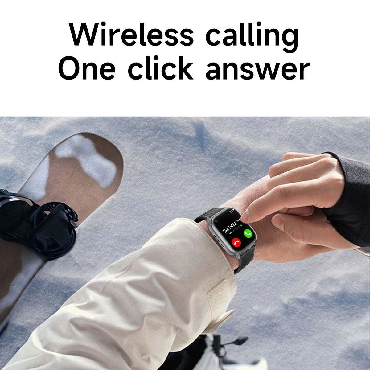 NEW Sport Smartwatch for Android&IOS Bluetooth Call Voice Assistant 1000mAh Large Battery Music Control Men Women Christmas Gift Vue