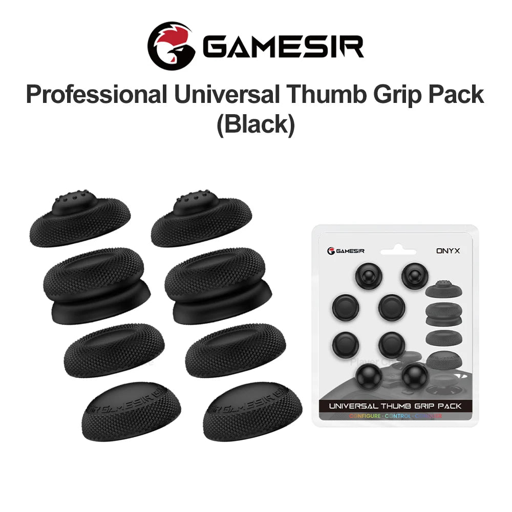 GameSir Joysticks Caps for G7 PRO G7 Pro 8K Cyclone 2 G7 SE G8 Plus Nova 2 Lite Gamepads Colorful Silicon Thumb Grips Caps Vue Black