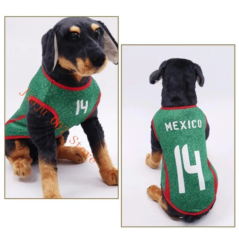 Soccer Jersey Vest for Small Dogs | Lightweight Sport Shirt Dog Jersey Vest Vue
