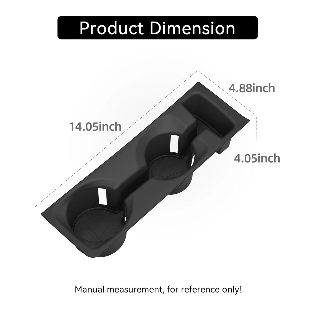 Smabee Left Drive for Subaru Forester 2026+ Central Console Water Cup Holder TPE Drinks Storage Case Car Interior Accessories Vue