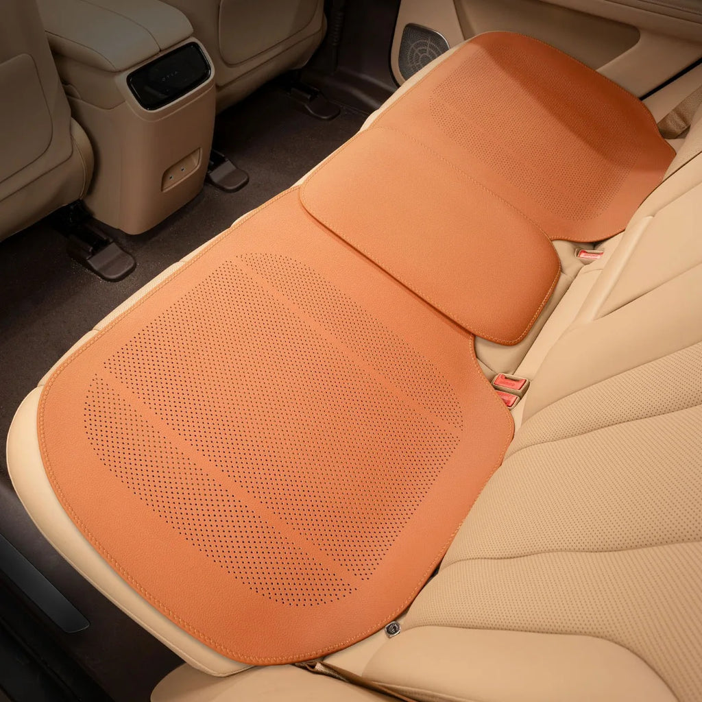 Ultrathin Front Seat Car Seat Cushion For Volkswagen VW Golf 7 MK7 Golf 8 Mk8 Tiguan MK2 Polo Full Surround Cover Accessories Vue Orange-H