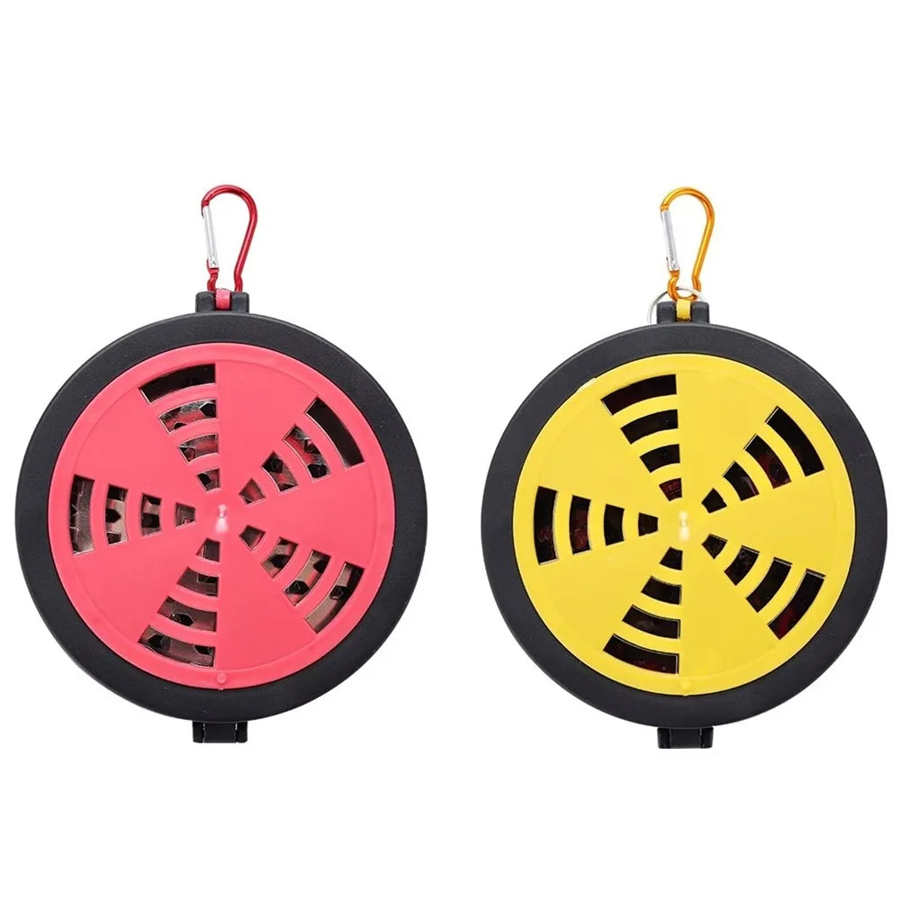 Hangable Hook Included Mosquito Coil Holder Fireproof Anti-scald Vue B-Random color