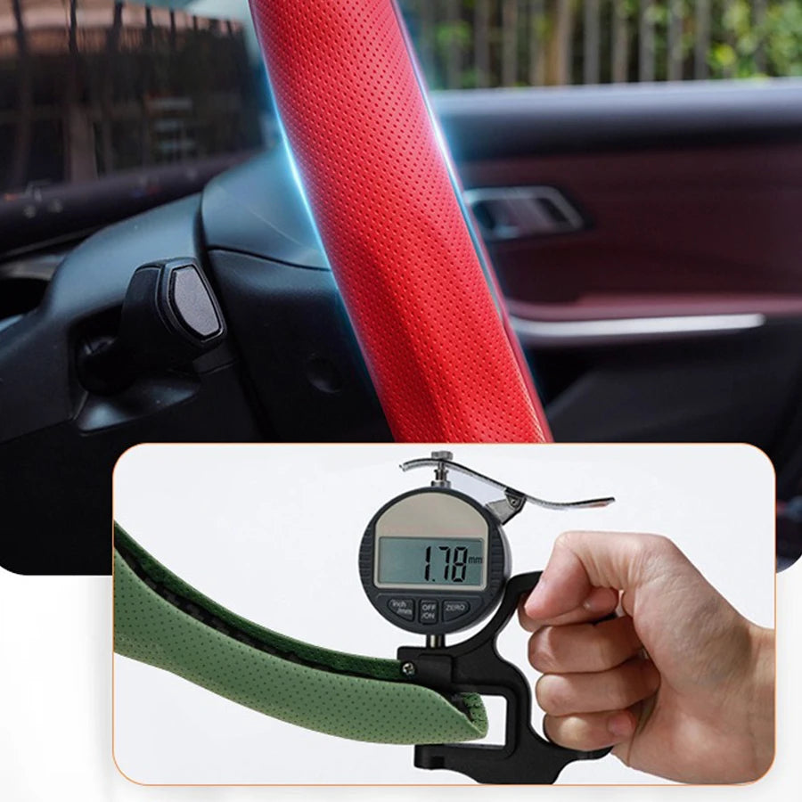 Universal O-shape Car Steering Wheel Cover NAPPA D-shape Dimensional Anti Slip, Timple And Fashionable Protector Car Accessories Vue