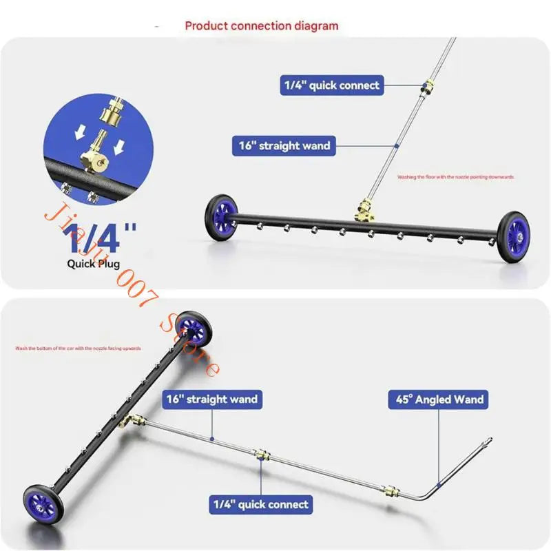 High-Pressure Washer Nozzle Set – 3-Lance Brass & Stainless Pressure Washer Nozzle Vue