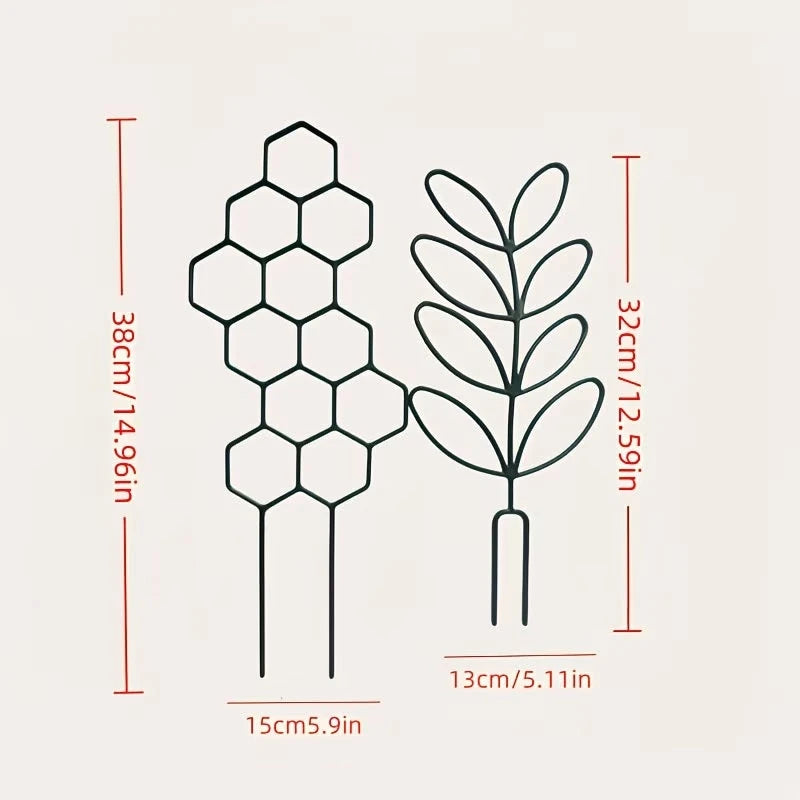 Honeycomb Plant Trellis – Climbing Support Stake for Monstera Plant Support Trellis Vue