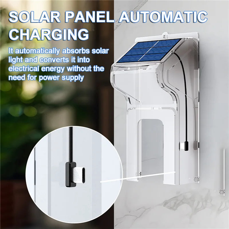 Waterproof Wireless Doorbells Solar Charge Cover Digital Door Peepholes Wifi Security Camera Intercom Video Smart Ring Door Bell Vue