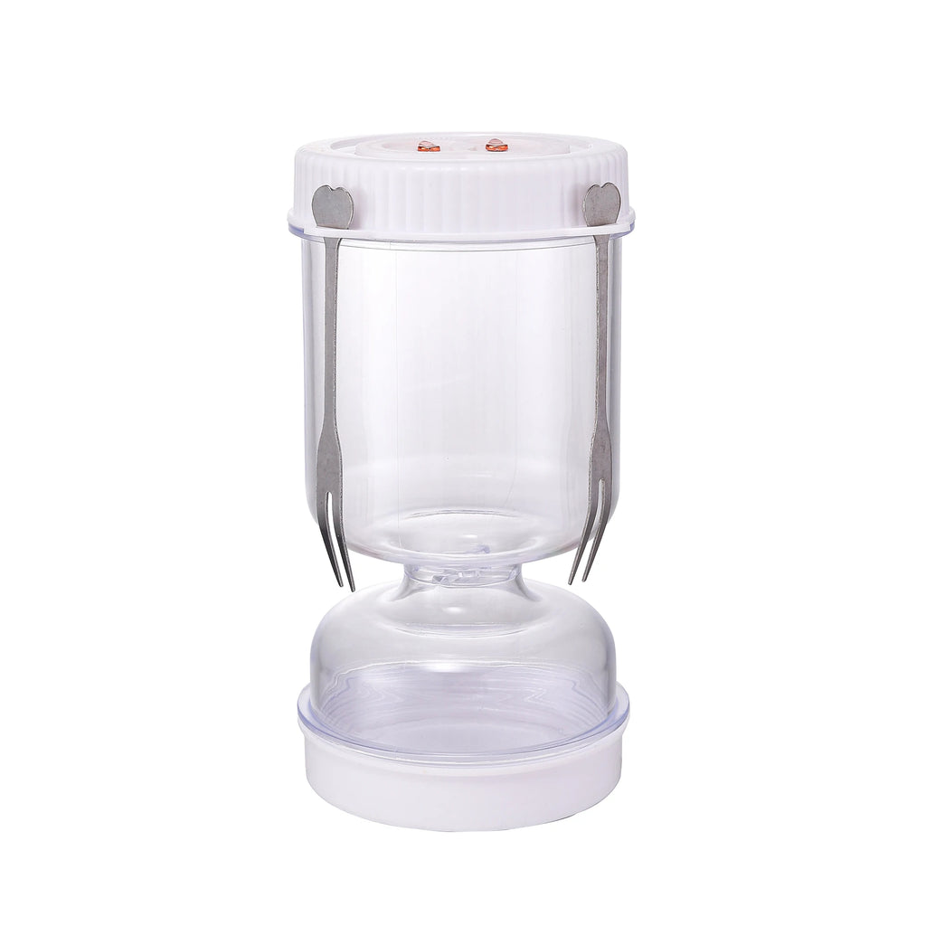 Pickles Jar with Lids Strainer Olives Hourglass Jug Food Storage Kimchi Container Jalapenos Fermentation Kitchen Separator Vue Clear