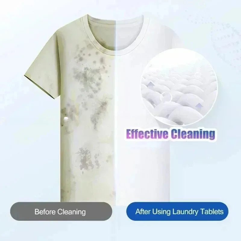 30-150PC Super Concentrated Laundry Sheets Powerful Stain Fighting Color Protecting Fresh Fragrance for Washing Machine Home Use Vue