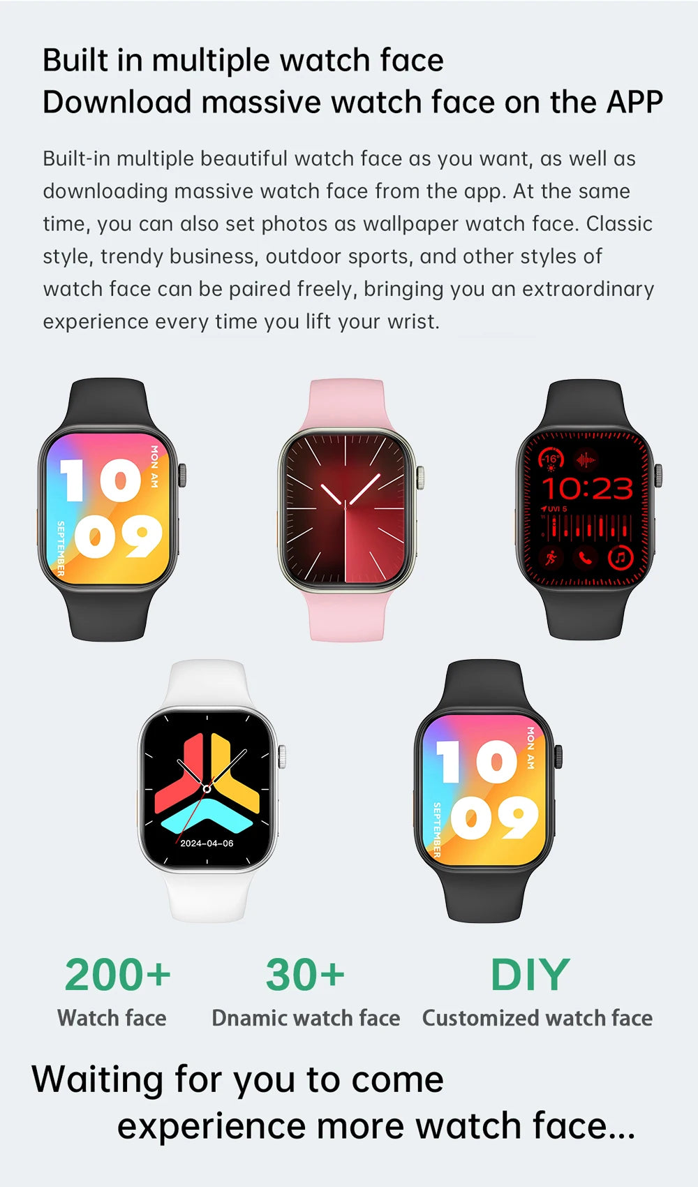 NEW Smartwatch 1.83"HD Screen Sleep&Health Monitoring Bluetooth Call Multi-Sport Modes Fashion Smart Watches For Women Men Gift Vue