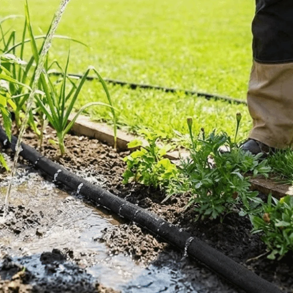 Thickened Flat Porous Seeping Hose Uniform Infiltration Efficient Micro Drip Irrigation Water-saving Drip Irrigation Tape Vue