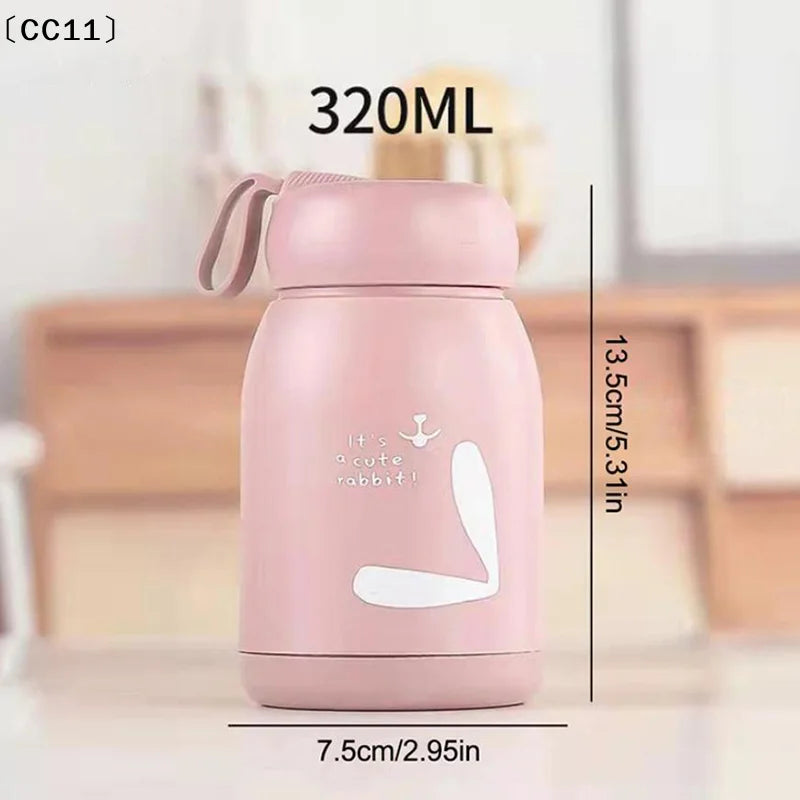 CC11Mini Cute Bottle Portable Thermal Mug Glass Insulation Cup Vacuum