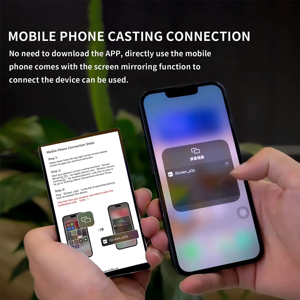 Magnetic Cell Phone Vlog Self Timer Monitor Screen Using Rear Camera Monitor For Live Streaming Creating Content Self-Timer Vue