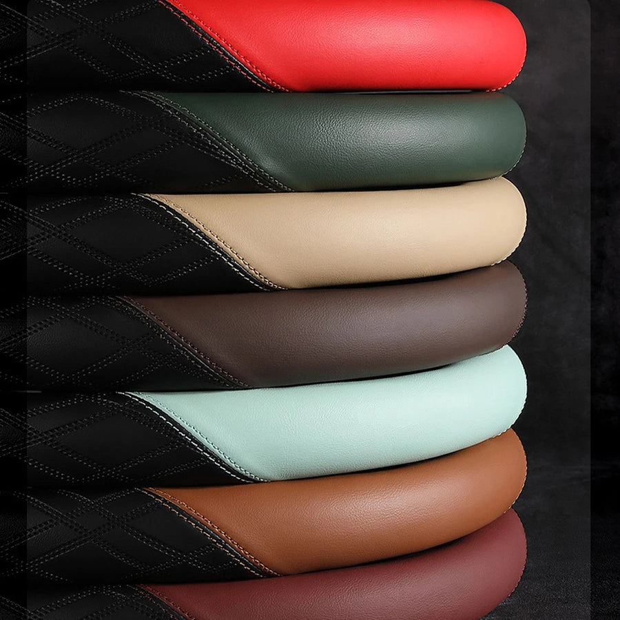 Universal NAPPA Car Steering Wheel Cover Ultra-thin One-piece Modification Breathable Steering Wheel Covers-Diameter 15 Inches Vue