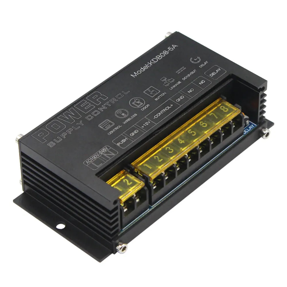 DC 12V Door Access Control system Relay Switch Power Supply Controller 5A AC 100~245V for RFID Fingerprint Access Control Device Vue