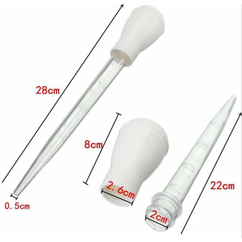 Cooking Kitchen Chicken Turkey Poultry BBQ Food Flavour Baster Syringe Tube Pump Cooking Chicken Turkey Poultry Meat BBQ Food Vue