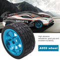 Hot-RC Wheel Tires With Hex Nut For 1/18 Wltoys A959-B A979-B A959 A969 A949 A979 K929 Car Parts Vue blue NONE