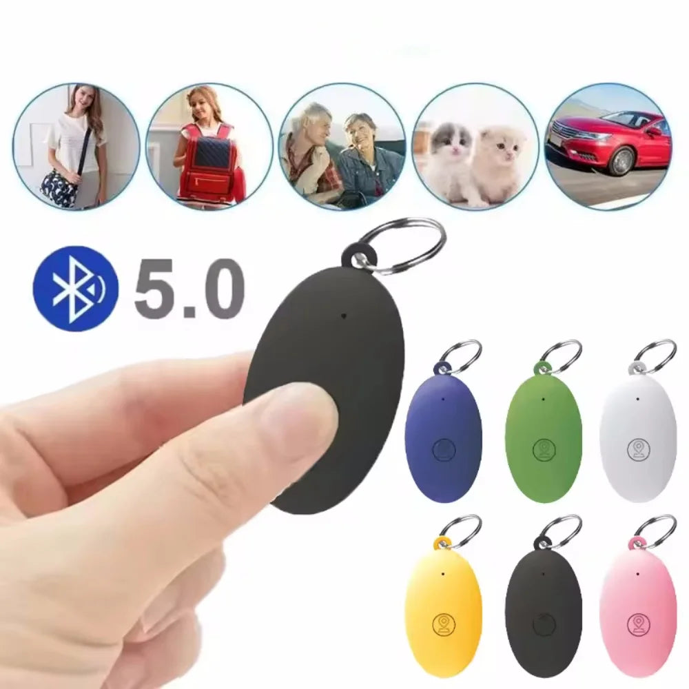 Smart GPS Tracker Mini Anti-Lost Bluetooth 5.0 Locator Tracer for Dog Cat Kids Car Wallet Key Finder Pet Collar Dog Accessories Vue