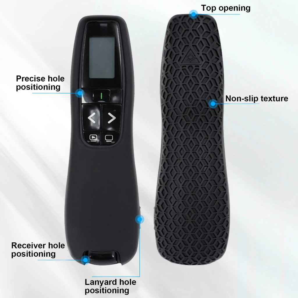 Soft Silicone Cover Protective Case Compatible with for Logitech Wireless Presenter R800 Silicone Remote Controller Cases Vue