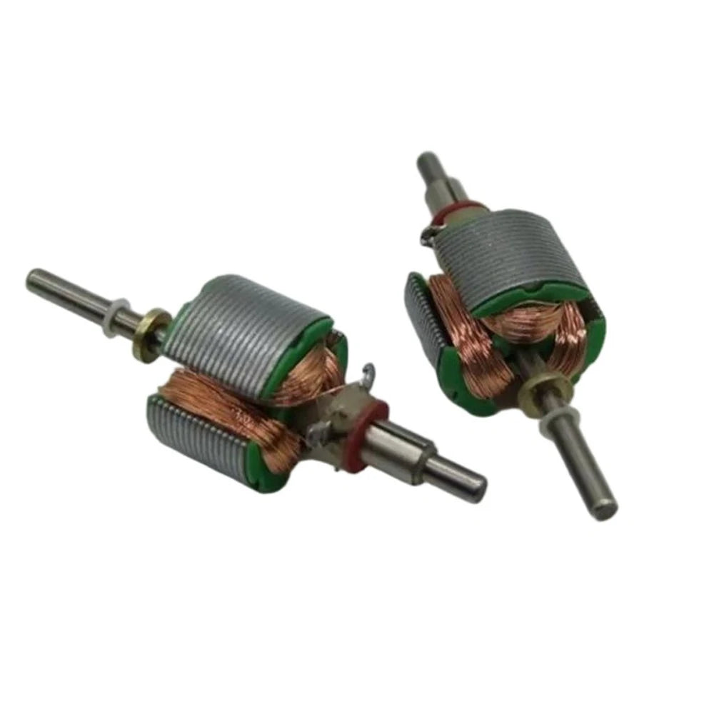 10PCS 130 Motor Rotor Iron Core Mini DC Motor Accessories for DIY Hand Winding Coil Hobby Model Small Motor Repair Parts Vue