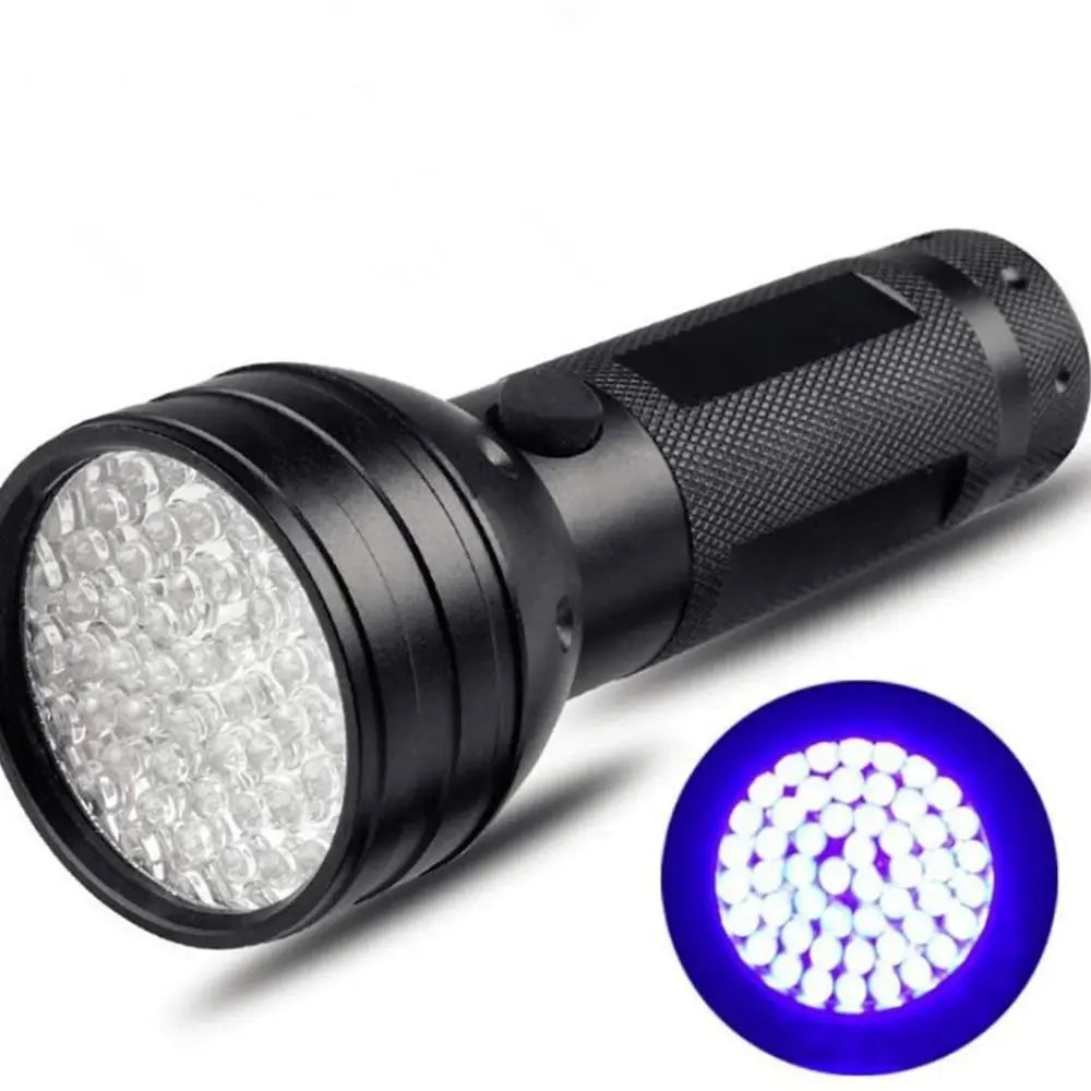 UV 395NM Portable UV Flashlight 51/100 Led Lightweight Ultraviolet Flashlights Mini Torch Detection Lighting Lamp Vue