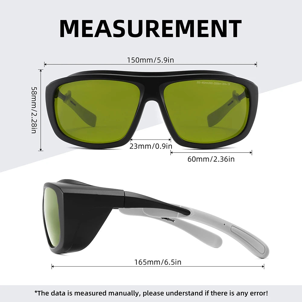 Laser Safety Glasses Protection Goggle Eye Protective Lentes De Seguridad Industriales UV IPI IR IPL FPV 1064 532nm Vue