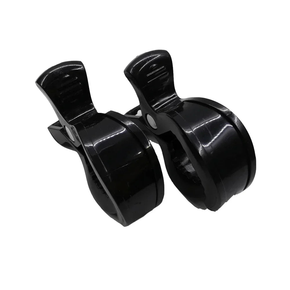 vvocci Alligator Clip Baby Toy Accessories Colorful Plastic Clips Stroller Clips Towel Toy Clips; Alligator Clip Vue B184 Black-2Pcs