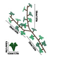 6/18 leaves Magnets for Fridge Magnetic Refrigerator Stickers Plant Decorations Climbing Ivy Fridge Magnets Home Decor Kitchen Vue 18 leaves
