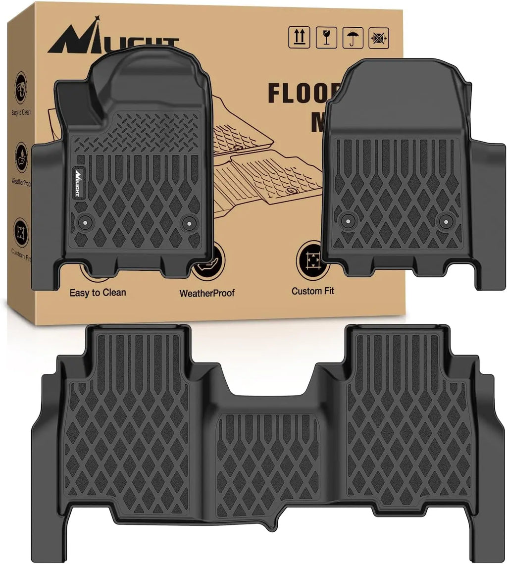 Nilight Floor Mats for Chevy Chevrolet Silverado EV RST Only 2024 2025 2026 (Not Fit WT/LT) All Weather Custom Fit Heavy Duty Floor Liners Vue United States EV RST 2024 2025