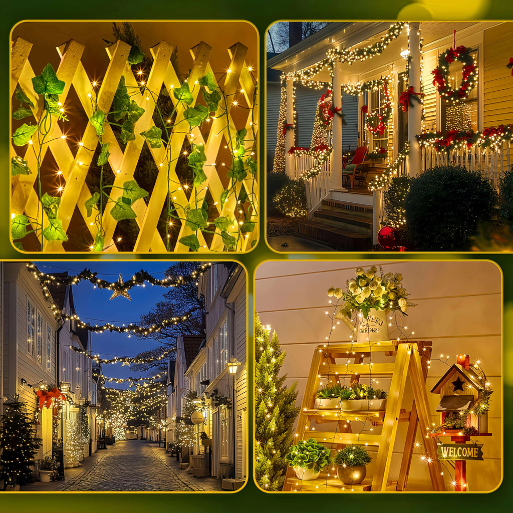 USB Plug-in Wild Firefly Cluster String Lights, Irregular Branch Burst Lamp, Flexible Wire Lights for Holiday Scene Ornament Vue