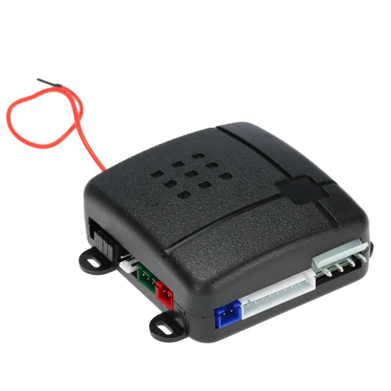 Universal Car Vehicle Security System Burglar Alarm Protection Anti-theft System 2 Remote with Siren Wiring Harness Programmable Vue