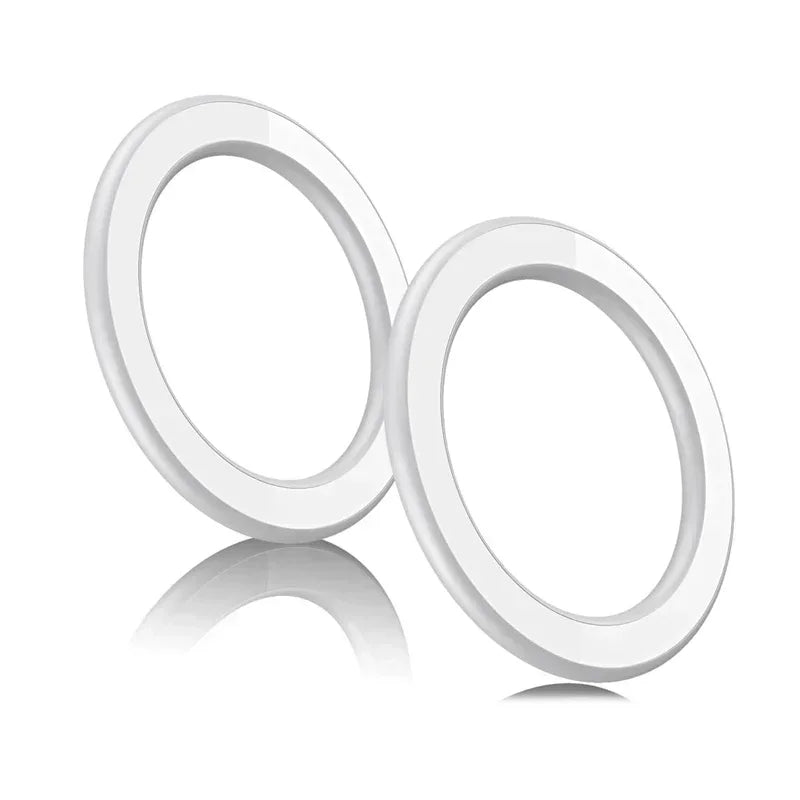 Universal Strong Magnet Phone Stand Holder for Magsafe iPhone 12/13/14/15/16/17 iPad Car Wall Use Ring Holder Tablet Stand Vue 2PCS White