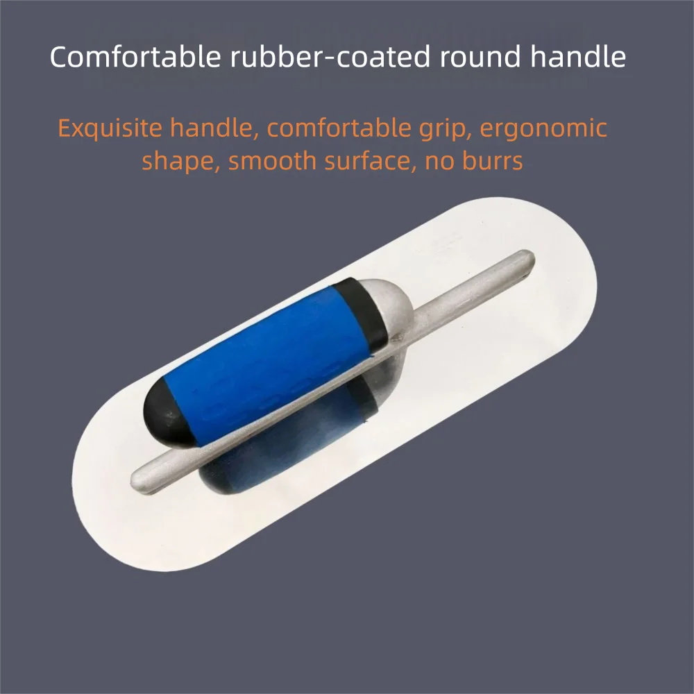 Rust Resistant Rounded Corner Trowel Ergonomic Handle Smooth Plastering Building Plastering Trowel Comfortable Grip Non-slip Vue