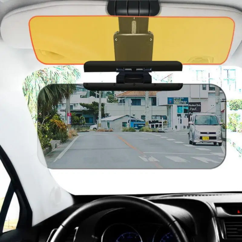 Car Sun Visor for Front Window UV Protection Anti Glare High Beam Sunshade Adjustable Driving Shield for Day and Night Vue Default Title