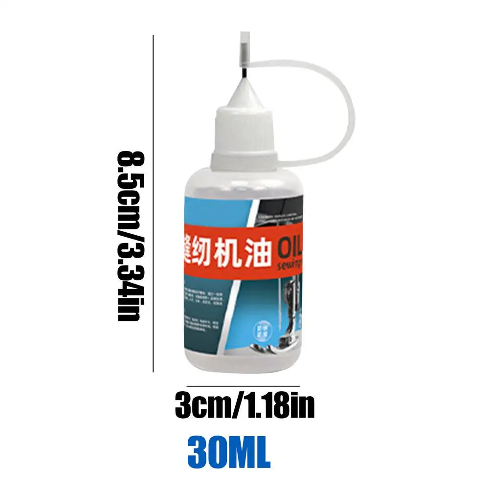 Long-Lasting Sewing Machine Lubricating Oil Gear Parts Lubricant for Household Sewing Garage Door Chain Commercial Locks Care Vue 30ML
