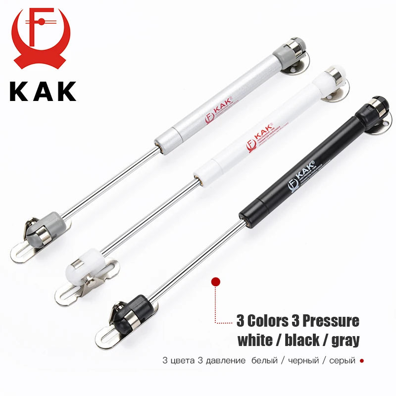 KAK 2 Pieces Soft Closing Cabinet Hinges 6kg to 10kg Bench Toy Box Lid Support Gas Strut Kitchen Cupboard Door Support Hardware Vue