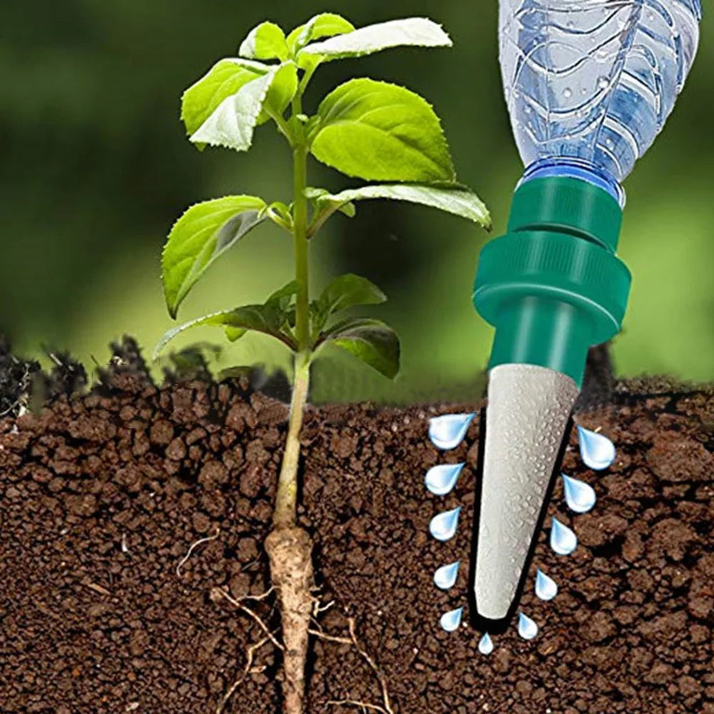 4pcs Plant Watering Devices Automatic Irrigation Plant Self Watering Spikes Garden Stakes for Potted Plants Flower Vacation Vue