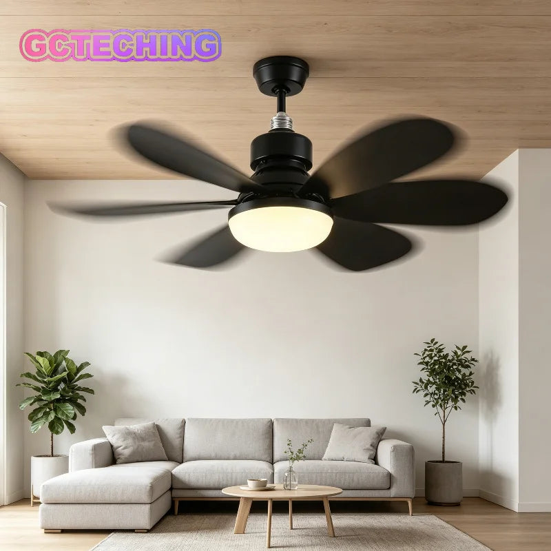40W Ceiling Fan with Light E27 Fan Light with Remote Control Super Quiet Socket Ceiling Fan for Bedroom Kitchen Home Lighting Vue