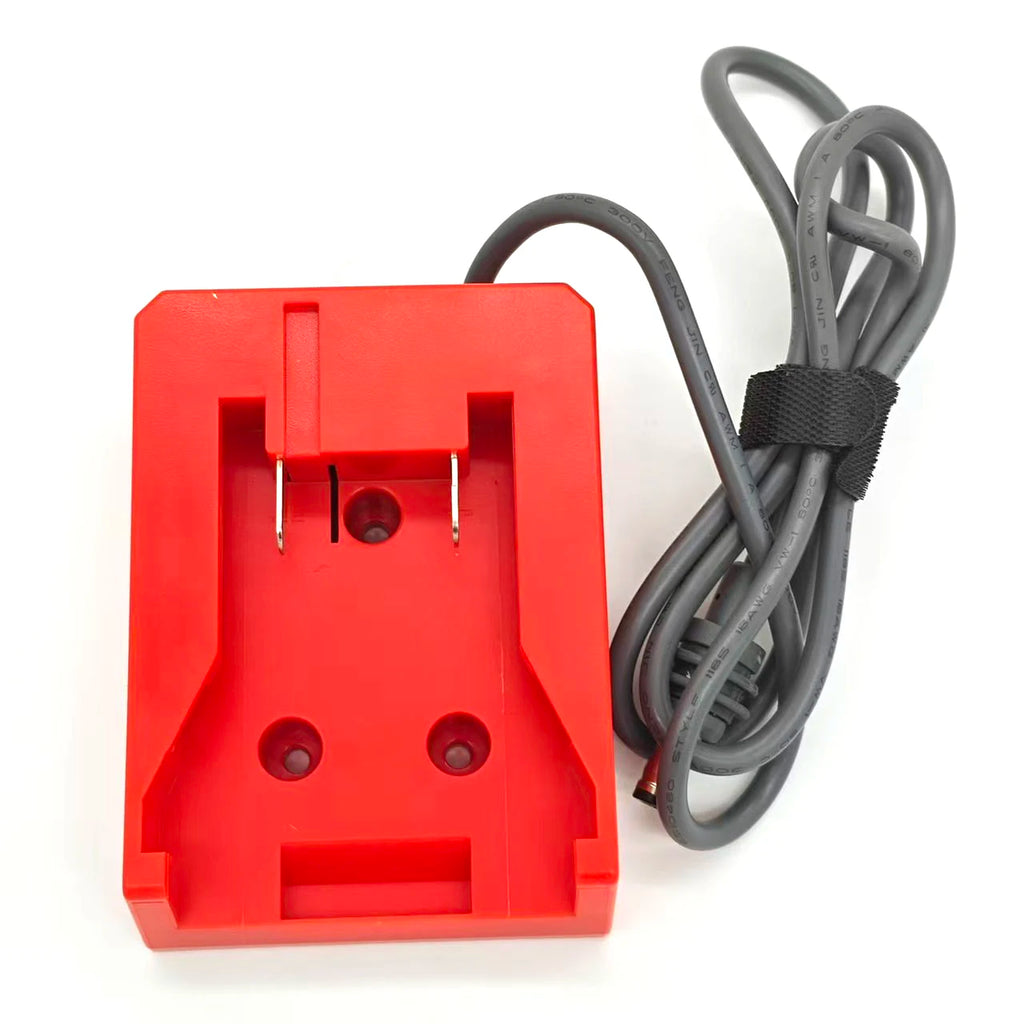 Portable Mini Power Adapter for Milwaukee 18V Lithium Battery Lightweight and Portablel Power Adapter for Outdoor and Emergency Vue For Milwaukee
