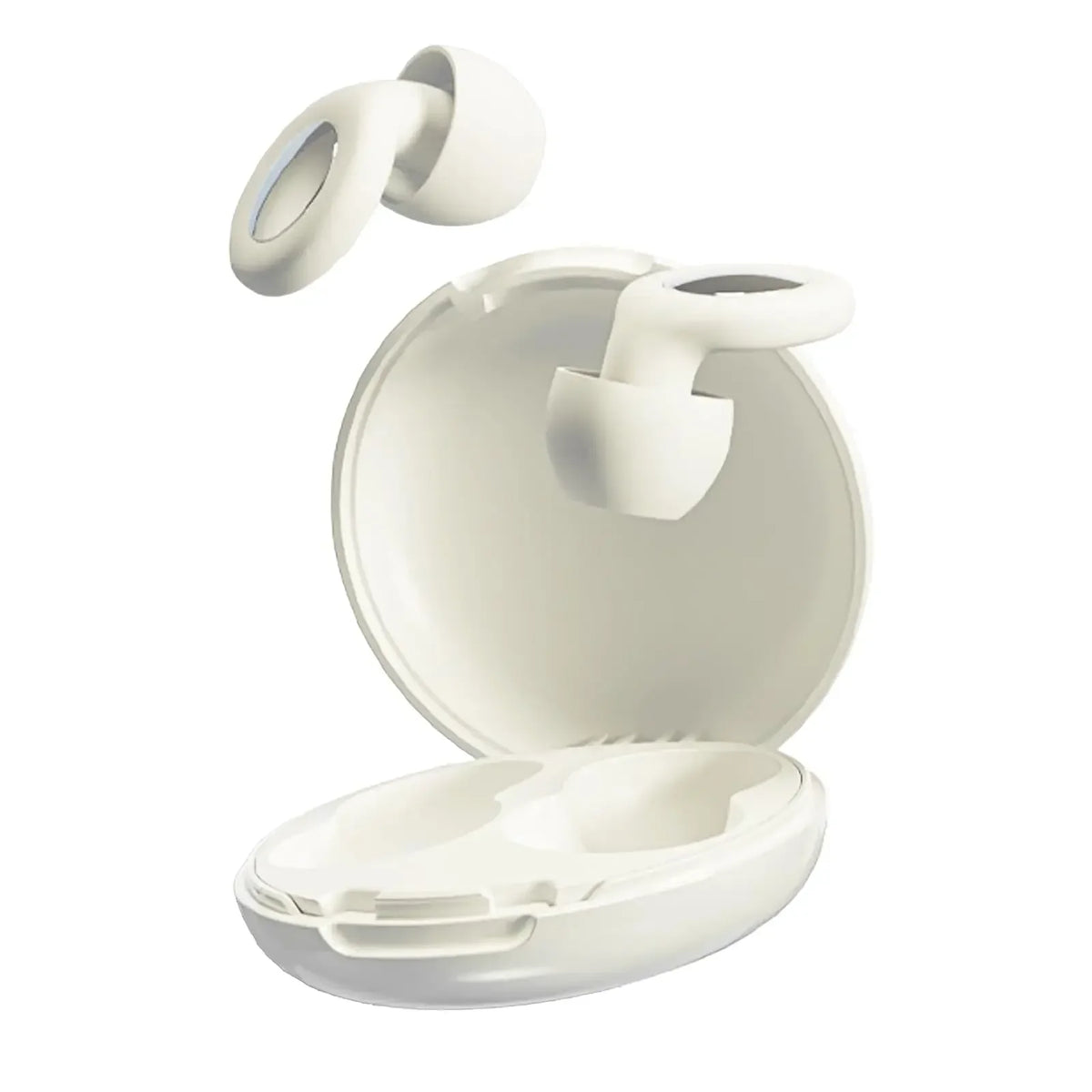 Silicone Ear Plugs Sleeping 25dB Noise Cancelling Hearing Protection Vue White