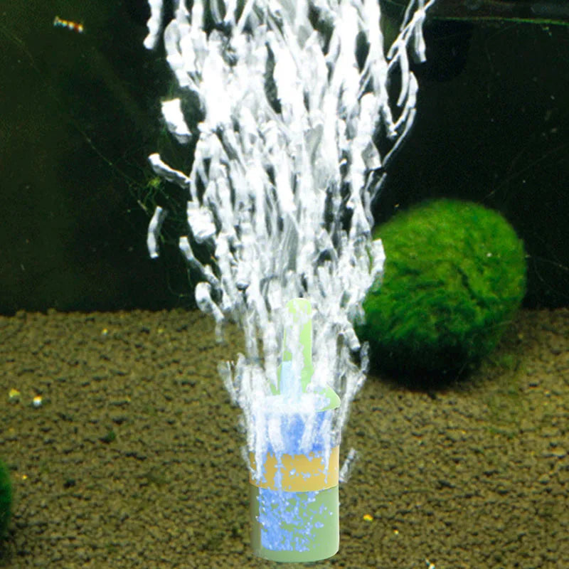 10pcs Aquarium Fish Tank Air Stone Bubbles Release Oxygen Increasing Diffuser DIY CO2 Generator System Kit Co2 Valve Diffuser Vue