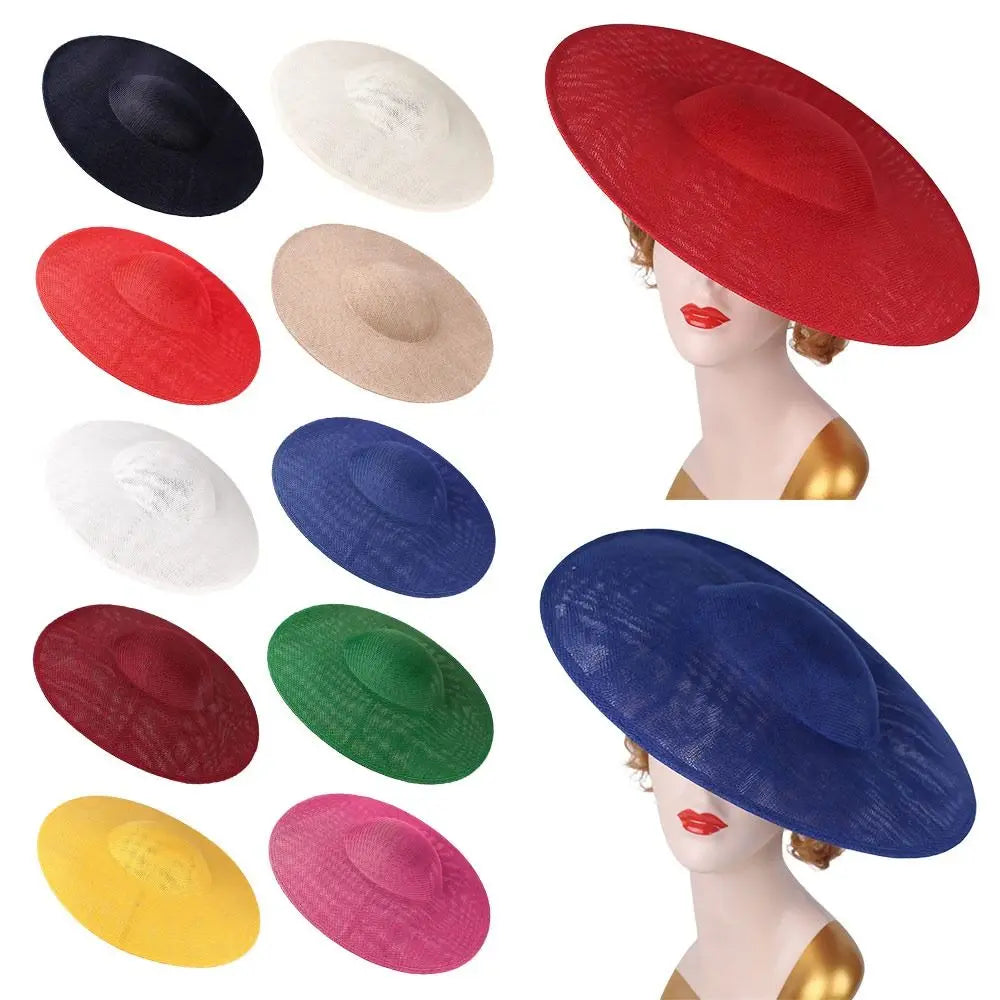 Fashion Fascinators Base DIY Clip Women Wedding Headpiece Big