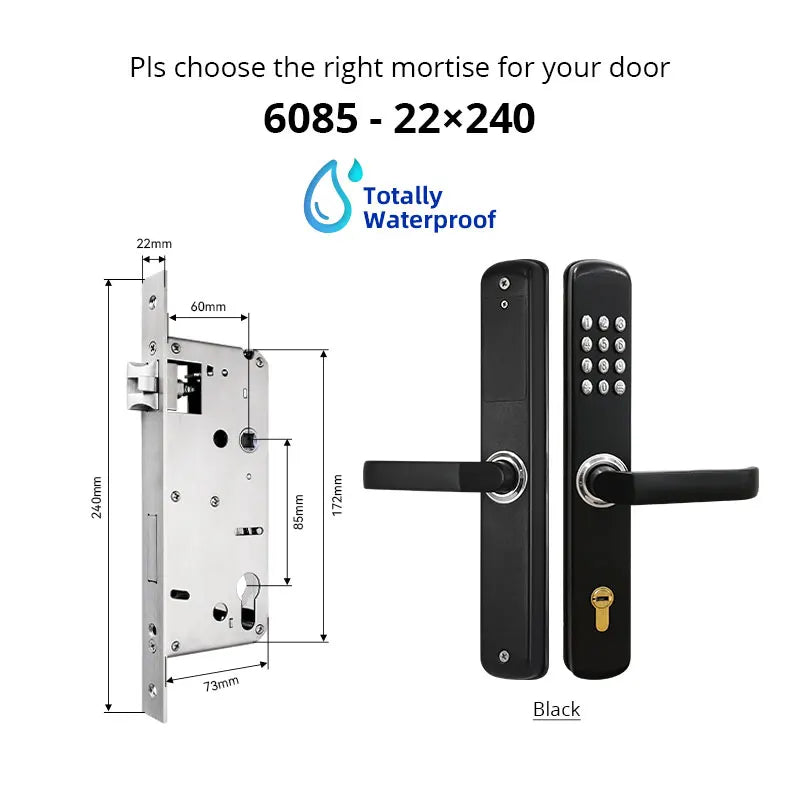 Mechanical combination Coded Lock Fire and Waterproof Digital Lock Password and Silding Lock Push button For garden Vue JXB 6085 China Mainland
