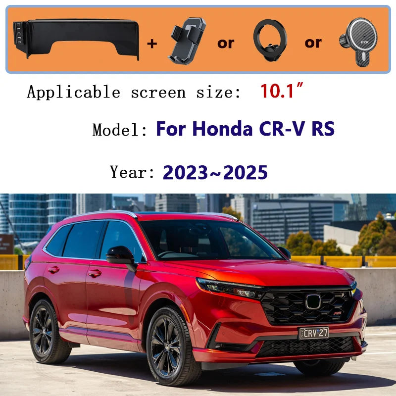 10.1 inch For Honda CR-V RS 2023 2024 2025 Car Phone Holder MagSafe Magnetic Adjustable Screen Mobile Holder Mount Accessories Vue