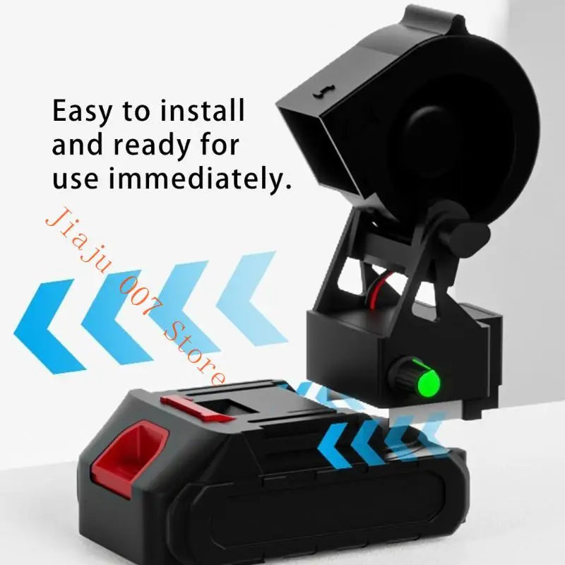 Cordless Tabletop Blower Fan – Adjustable Speed for Camping & BBQ Cordless Blower Fan Vue