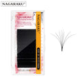 NAGARAKU Eyelashes Makeup Easy Fans Wires Extension Bloom Auto Fans Eyelash mega volume Lashes Quality Natural Vue D 0.03mm 10 12 14 mm